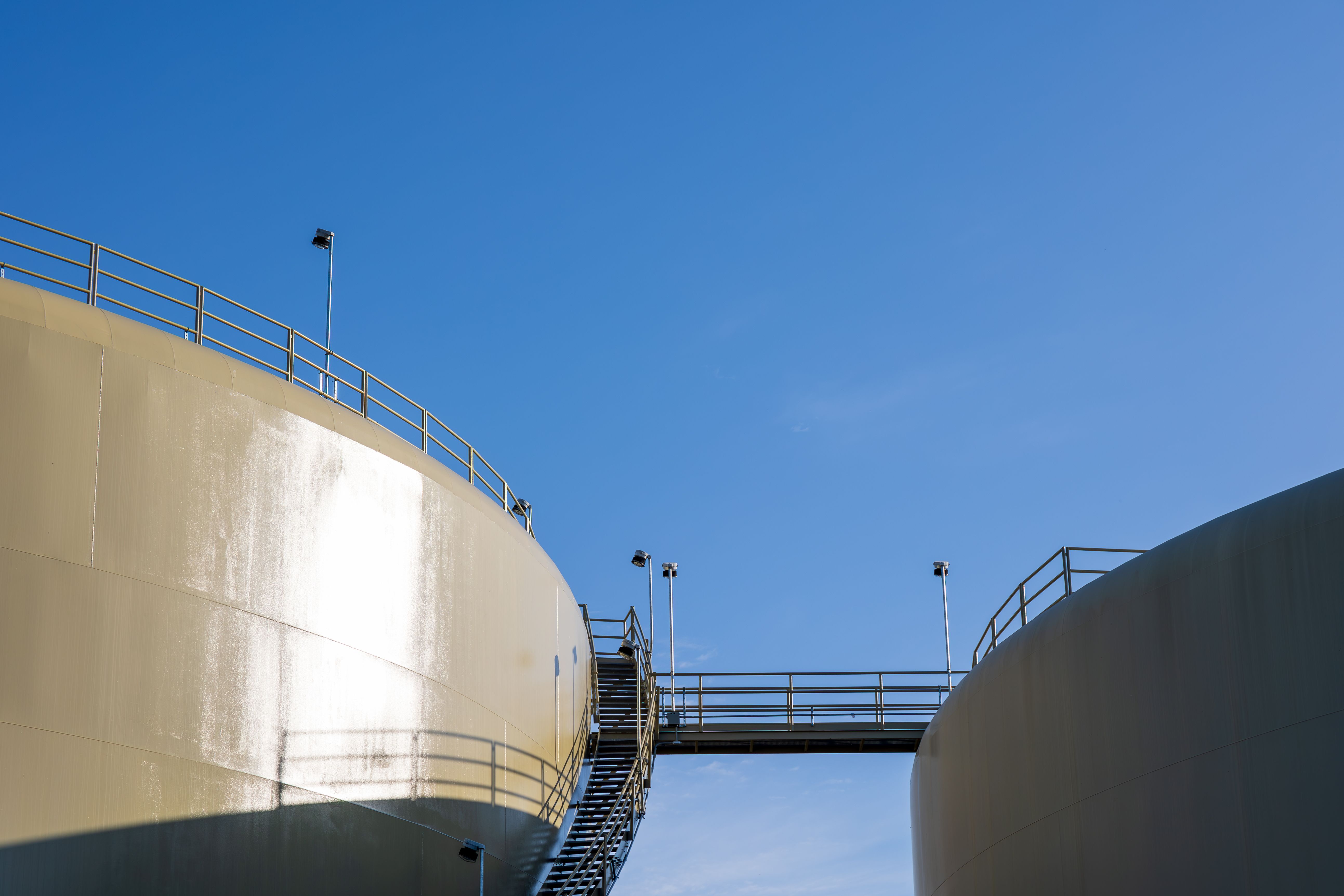 Tankenpark voor petroleumopslag